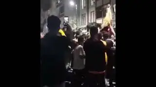 İşte budur... Galatasaraylılar, Fenerbahçeli taraftarı bağrına bastı
