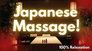 ASMR Japanese Oil Massage | Gentle Oil Waves for Body Comfort,japanese massage,massage japan
