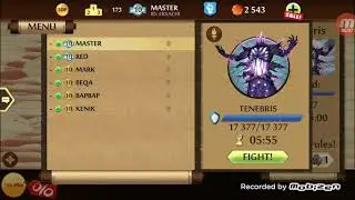 tenebris shadow fight 2 new boss