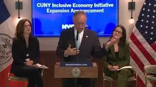 Mayor Eric Adams Makes Economic- and Education-Related Announcement