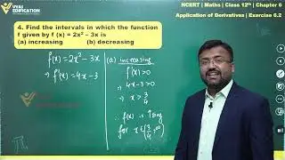 NCERT 12th Maths Chapter 06 Exercise 6 2 Q 4 Application of Derivatives
