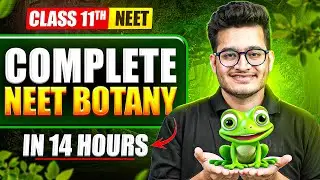 Complete Botany in One Video || Class 11th NEET || Vipin Sir