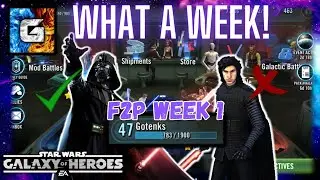 One Week of the New Account Complete! Darth Vader Acquired + Early Challenges - Gotenks Journey