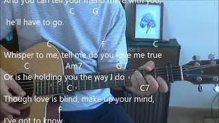 He'll have to go  Guitar cover