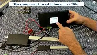 How to use speed control on FCB 2 controller to control the speed of up to 4 Linear Actuators.
