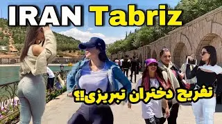 Tabriz iran 2023: walking in Ainali mountains Tabriz