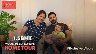 Modern European 1 BHK Home Interior Design | Mumbai | Exclusively Yours | Bonito Designs
