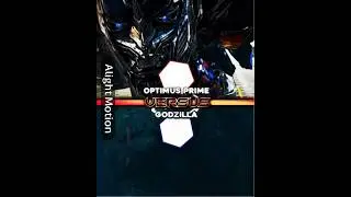 Optimus Prime vs Godzilla #foryou #edit #youtubeshorts #fyp #transformers #godzilla #optimusprime