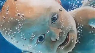 Baby Ethan Street Art Mural in Liverpool City Centre by Paul Curtis (time lapse)