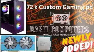 72k Gaming custom built pc #gaming #intel #amd #megasale #basit #rx590 #rgbpc #bestprice #discount