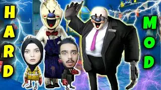 THE HARDEST LEVEL!! ICE CREAMER ROD IS VERY FAST 🥵 ICE SCREAM 4