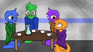 🧡Orange x Purpler 💜 Rainbow friends 🌈