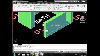 How To Create 3D Wall In Autocad 2010 || How to Draw 3d wall planning || How to create 3D object ||
