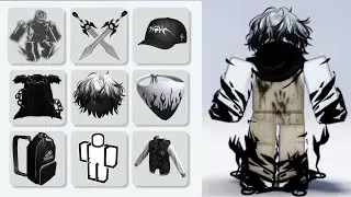 GET 15 FREE ROBLOX BLACK AND WHITE ITEMS!😱🖤🤍