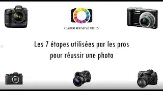 7 ÉTAPES POUR RÉUSSIR SES PHOTOS - EXTRAIT D'UN WEBINAIRE