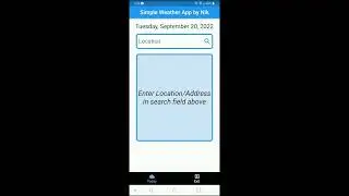 flutter weather app
