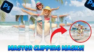 How to Use Clipping Masks in Photoshop  | Step-by-Step Tutorial
