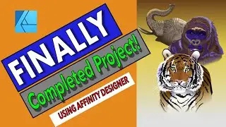 How to use vector pen tools with Affinity Designer to paint Wildlife Art.