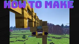 HOW TO MAKE WORKING ZIPLINE IN MINECRAFT *actually works* | MrGamer