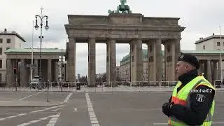 König  Charles der dritte mit Camilla in Berlin . Die Ankunft