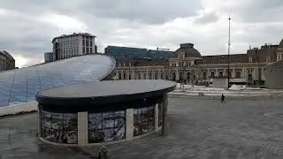 Москва. Павелецкий парк. Павелецкий вокзал. Март 2022 года.