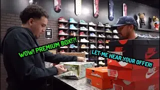 HE BROUGHT PREMIUM BOX PAIR OF SNEAKERS