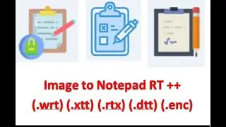 Image to  (.wrt) (.dtt) (.xtt)(.enc)(.rtx)(.px)