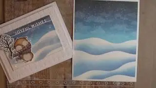 Creating a Snowy Landscape background | Mybutterflykisses Tutorial