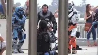 Comic-Con 2014: Spartan Race (Halo Cosplay)