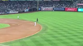 Blue Jays vs Yankees Blue Jays player hits a double