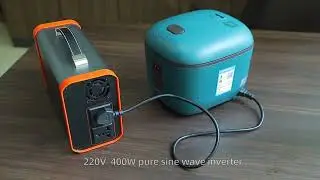 portable power station 400w for camping emergency fast charger emergy power outage solar charge