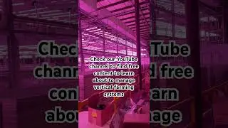 Vertical Farming #verticalfarming #indoorfarming #greenhousemanagement #music