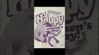 Design A Poster With Me For The Women’s Day 