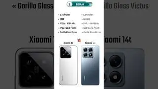 Xiaomi 14 vs Xiaomi 14t || Quick Comparison 
