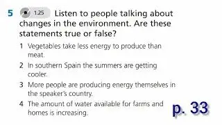 English Plus 9. Module 3. Our Planet. Ex 5 p. 33