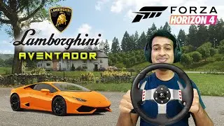 Lamborghini Aventador - Forza Horizon 4 | Logitech G29 Gameplay