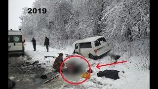 Смерть на дороге.Подборка ужасающих дтп 2017-2019г. Сбитые насмерть.Строго 18+