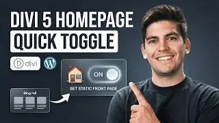 How to Set a Static Homepage in WordPress (Divi 5 Tutorial) 🏠