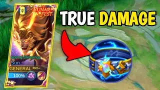 SUN NEW TRUE DAMAGE BUILD!!? TOTALLY INSANE | SUN BEST BUILD 2023 | MLBB