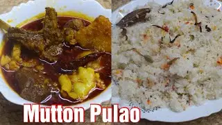 Kolkata style Mutton Aloo Patla Shorba With Kamni Rice Pulao | Kolkata Famous Mutton Pulao Recipe