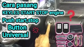 HOW TO INSTALL ENGINE KEYLESS, START STOP BUTTON, UNIVERSAL, ENGINE START STOP MODULE