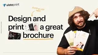 How to make a brochure design with VistaPrint