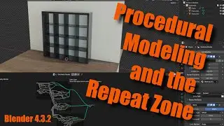 Mastering Blender Geometry Nodes: Parametric Shelving Unit