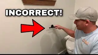 You're installing your open ended toilet paper holder the WRONG WAY.