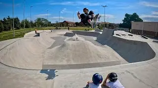 Olympic skateboarder Kieran Woolley in Varberg