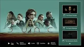 Dune (2021) - Blu-ray Menu Walkthrough