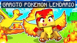 JOGANDO COMO UM GAROTO POKEMON LENDARIO no Minecraft