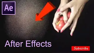 After Effects particles effect/ hands vanish;  Disintegration Effect