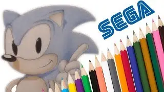 Sonic The Hedgehog - Full Drawing