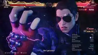 Tekken 8 Kazuya  149 Damage wall blast combo